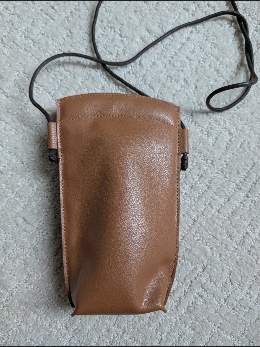 MCM Brown Leather Crossbody Pouch - Picture 2 of 2